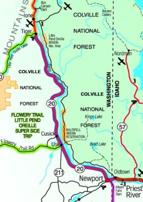 Pend Oreille County Map - Celina Anneliese